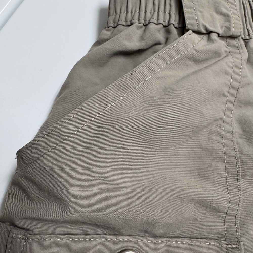 AFTCO Boys Original Fishing Shorts Beige Gray Cargo Size 26 - 10/12 Years - Picture 7 of 7